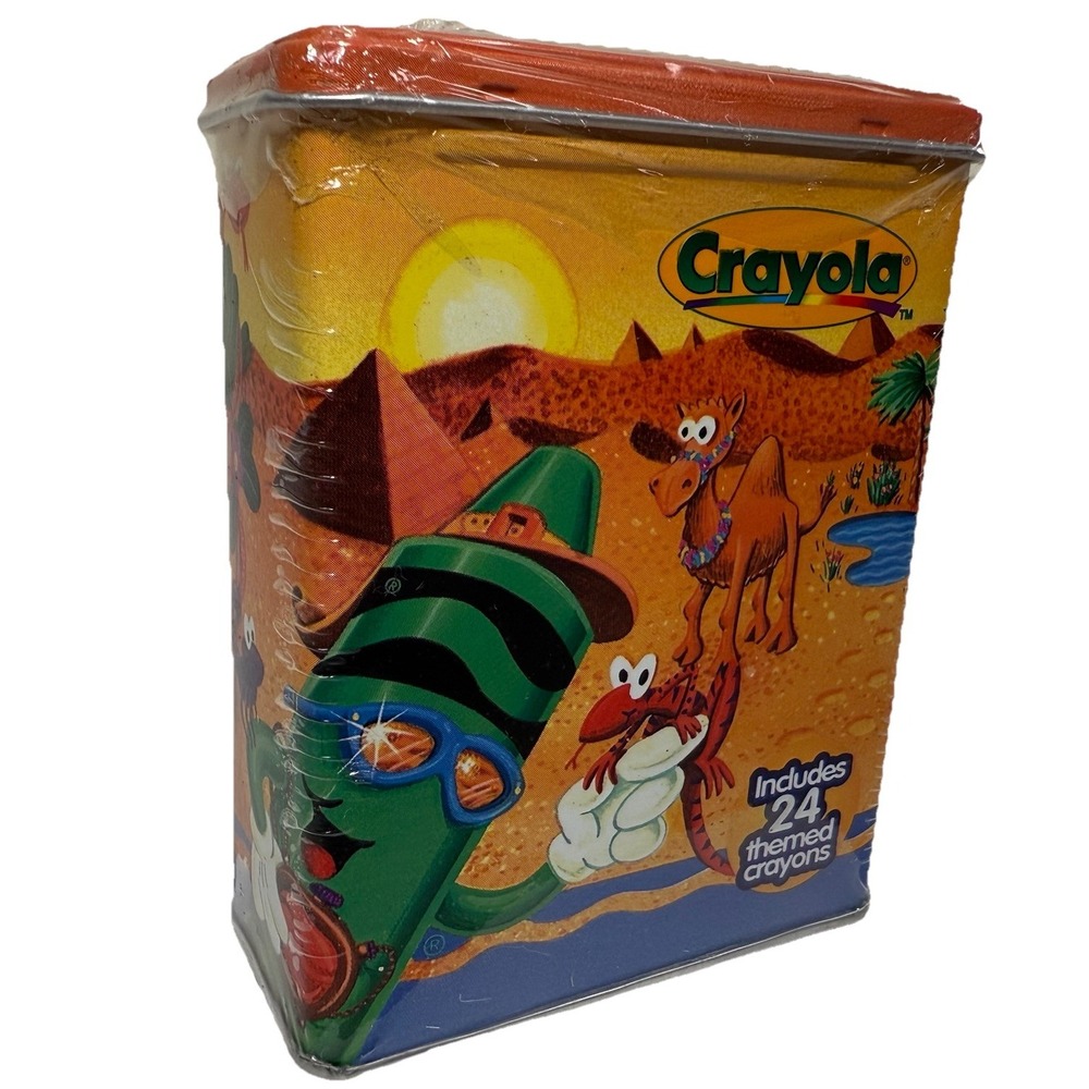 Crayola Discovery Limited Edition #5 Desert Oasis Tin MIP 1998 *Bundle w/others*